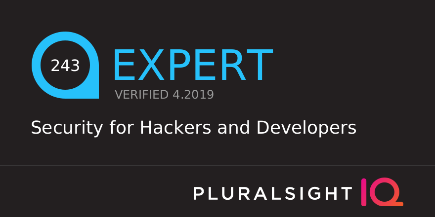 Title: Security for Hackers and Developers - Score: 243/300